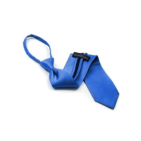 Umo Lorenzo Stylish Plain Zipper Tie