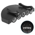 thumbnail image 4 of HAOAN Lampe de Tête à Clip LED 5 pour Pêche Randonnée Camping Chasse Lampe de Poche Extérieure (Noir), 4 of 7