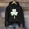 thumbnail image 2 of xixinqiwan Women's Plus Size St. Patrick's Day Hoodies,Women Long Sleeve Pullover Hooded Sweatshirt Fleece Sweaters Festival Holiday Tops, 2 of 6
