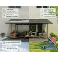 thumbnail image 6 of Palram - Canopia Sierra 10' x 20' Patio Cover - Gray, 6 of 11