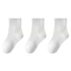 thumbnail image 2 of Kids' 3-Pack Cotton Mid-Calf Tube Socks for Boys and Girls - Soft, Sweat-Absorbing, Odor-Resistant Sports Socks for Daily Wear, 2 of 3