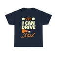 thumbnail image 2 of Yes I Can Drive A stick  Streetwear Wardrobe Unisex Heavy Cotton T-shirt, 2 of 12