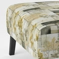 thumbnail image 5 of Designart "Green Cubic Botanical Dreams I" Upholstered Patchwork Accent Chair and Vintage Arm Chair - Multiple Color & Pattern, 5 of 7