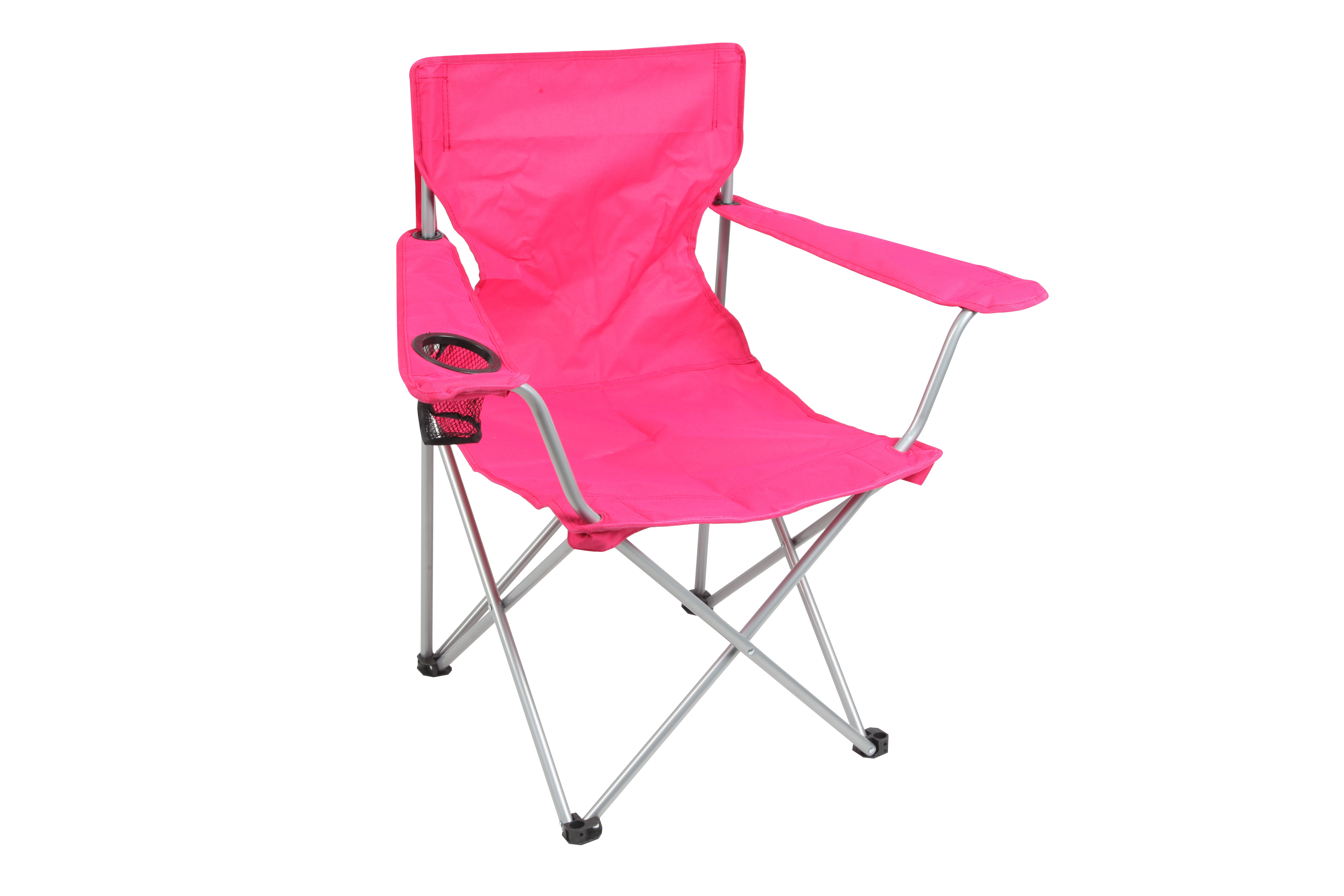 Ozark Trail Folding Outdoor Chair for Camping, Fuschia