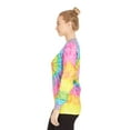 thumbnail image 6 of DARESAY Tie Dye Style Long Sleeve T-Shirt Men Women - Fun, Multi Color Tops, 6 of 6