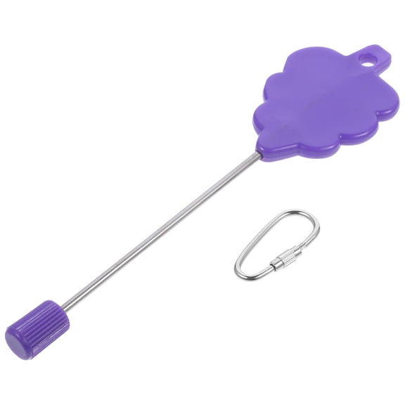 Soimiss 1Pc Bird Fruit Fork Feeding Bird Cage Supply Stainless Steel for Outdoor Tree Branch