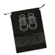 thumbnail image 1 of Bolsa de Zapatos de Viaje Bolsas de Lavandería con Cordón No Tejido Bolsa de Accesorios para Zapatos Ligera para Clase de Yoga, Correr, Bailar, Ejerci Negro 32x44cm Macarena Bolsa con cordón, 1 of 8