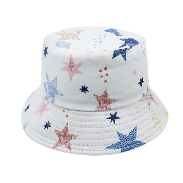 MIASHUI Boys Bucket Hats Baby Girls Summer Sun Hat Cute Print Caps,Multicolor,One Size
