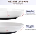 thumbnail image 2 of Cat Bowls WROSWT, cerámicos, antiderrames, antifatiga, paquete de 3, 2 of 6