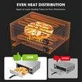thumbnail image 6 of WeChef Countertop Pizza Oven Electric Pizza Maker 1300W for 12" Pizza Commercial, 6 of 10