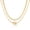 Gold, variant on Layered Necklaces for Women, 14K Gold Plated Chain Necklace Women Trendy Cuban Link Paperclip Chain Toggle Clasp Necklace Fashion Chunky Jewelry for Women