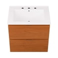 thumbnail image 4 of Modway Scenic 24" Wall-Mount Bathroom Vanity in Cherry White, 4 of 9