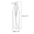 thumbnail image 2 of Unique Bargains 100mL Airless Pump Bottles 6 Pack Portable Refillable Dispenser Containers for Travel Shampoo Lotion, Clear, 2 of 5