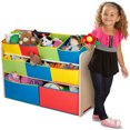 thumbnail image 3 of Delta Children TB84752GN Organisateur de Jouets Multicolore de Luxe avec Bacs de Rangement, 3 of 5