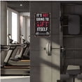 thumbnail image 4 of Vintage Gym Metal Sign Motivational Weight lifting Poster Its Not Going To Lift Itself Fitness Artwork 12x16 Inch Aluminum TiWall Decor for Home Gym Garage Workout Room Strength Training Inspiration, 4 of 8