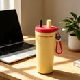 thumbnail image 7 of LEHOZIHEQ Stainless Steel Tumbler with Lid and Straw, Insulated Water Bottle Leak Proof for Hot and Cold, Portable Travel Coffee Mug, Reusable Coffee Cup for Women 520ml, 7 of 7