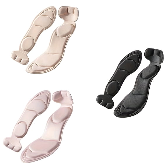 TELOLY 2026 New Shoe Filler for Too Big Shoes Women,Shoe Inserts Fillers Make Shoes Smaller,2-In-1 Heel Pad Insole Breathable Memory Foam Shoe Inserts One Size Fits for Women-Size Can Be Cut