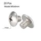 thumbnail image 2 of Tornillos de máquina Unique Bargains, tornillo Phillips M5x6mm, acero inoxidable 304, sujetadores tornillos 20Pcs, 2 of 3