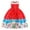 Bleu Ciel, variante sur Robe de Noël Formelle pour Grandes Filles et Tout-Petits, Robe de Fête pour Tout-Petits, Florale, Automne, Taille 6, Robes Florales pour Vêtements d'Enfants, Imprimé Rouge, 8-9 Ans