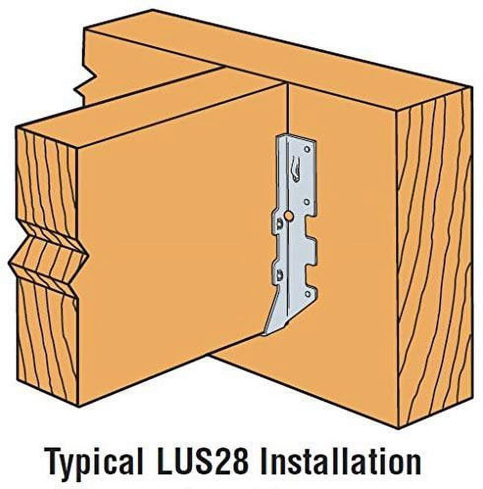 Simpson Strong Tie LUS28Z ZMAX Galvanized 2x8 Double Shear