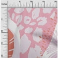 thumbnail image 2 of oneOone Cotton Cambric Medium Pink Fabric Tropical Abstract Leaves Diy Clothing Quilting Fabric Print Fabric By Yard 42 Inch Wide, 2 of 4