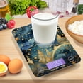 thumbnail image 7 of Stars and Moon in Starry Sky Food Scale Digital Kitchen Scale Waterproof Tempered Glass Tare Function 11 lb for Baking Cooking Meal Prep, 7 of 7