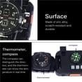thumbnail image 2 of Advancent Reloj de supervivencia, herramientas para acampar, equipo de senderismo, antorcha, mano de obra fina, suministros para exteriores, regalo carpas Negro Advancent  OD009761-01, 2 of 5
