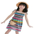 thumbnail image 4 of Toddler Baby Girl Summer Floral Strap Ruffle Casual Dress Outfits, 4 of 6