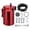 Red, variant on EVIL ENERGY 300ML Baffled Oil Catch Can with Breather Filter - Universal 2 Port Aluminum 5/8" ID 5FT NBR Hose Kit