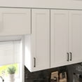 thumbnail image 2 of Furinno Shaker Wall Kitchen Cabinet 1-Door-2 Shelves, Ready to Assemble, 12 D x 12 W x 36 H, White, 2 of 8