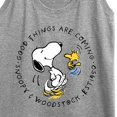 thumbnail image 3 of Peanuts - Good Things Are Coming Circle - Women's Racerback Tank Top, 3 of 6