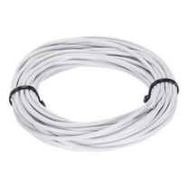 UL1007 20AWG Gauge Stranded Hook-Up Wires, Electrical Wire Tinned Copper Wire 7.5m/25ft White