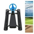 thumbnail image 6 of Kids Snow Racer Sled with Steering Wheel & Double Brakes Pull Rope Snow Slider, 6 of 12