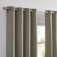 thumbnail image 5 of SUNSHIELD SIGNATURE Colton 100% Blackout Curtains for Living Rooms, Single Curtain Grommet, 50” x 63”, Taupe, 5 of 7