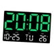 thumbnail image 4 of Reloj de mesa digital Sunnimix Despertador indicador de temperatura calendario colgante verde, 4 of 8
