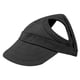 thumbnail image 2 of Gorra de béisbol para perros y gatos, ajustable, perfecta para viajes y deportes de verano (negra, grande) Gorra de rayas para exteriores para mascotas, 2 of 8