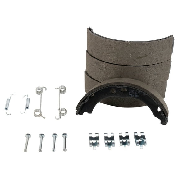 TRQ Rear Parking Brake Shoe Set Fits Select 2014-2021 Ram ProMaster 1500 ProMaster 2500 ProMaster 3500