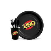 Custom UNO Theme Party Dinnerware Set|Party Favors 50 piece Set| UNO Birthday Decor Set