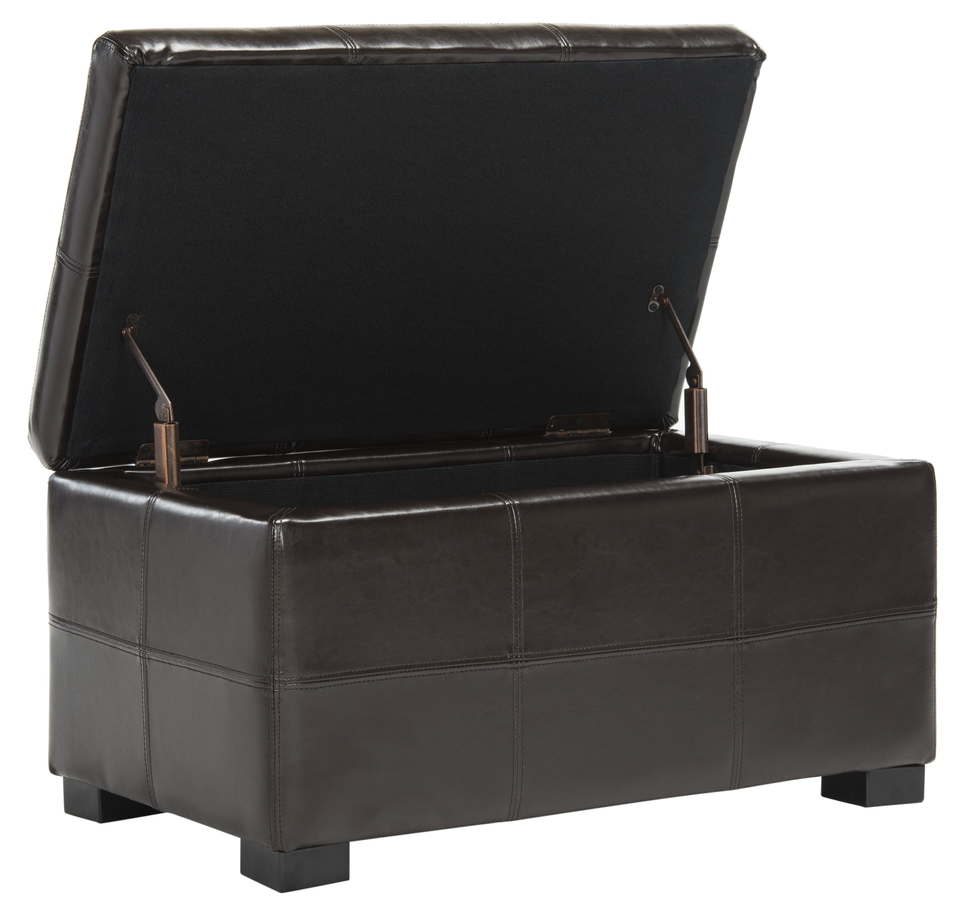 Safavieh Madison Small Rustic Solid Upholstered Storage Bench