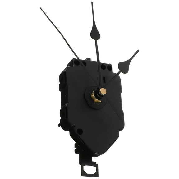 Clock Mechanism Long Shaft Battery Operated Digital Modern Parts Work Black