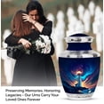 thumbnail image 3 of MUKTIVE Lighthouse Adult Cremation Urns for Human Ashes Large - Human Cremains Ash Holder for Burial - Handmade Remembrance Gift for Loss of Family - 10 inch, 3 of 6