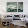 thumbnail image 2 of ARTCANVAS The S.S. Philadelphia at Sea Canvas Art Print by Antonio Jacobsen - Size: 60" x 40" (0.75" Deep) (3-Piece), 2 of 9