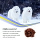 thumbnail image 5 of Advancent Collar de perro flores gasa perla hermosa apariencia gato pajarita banda elástica suministros para mascotas decoración del cuello Decoración chocolate, 5 of 6