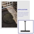 thumbnail image 2 of Outdoor Manhole Cover Lifter Hook Roll Up Door Hook Metal Manhole Cover Lifting Tool, 2 of 9