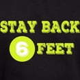 thumbnail image 3 of CafePress - Stay Back 6 Feet (Neon/Blkbg) Sweatshirt - Pullover Hoodie, Classic, Comfortable Hooded Sweatshirt, 3 of 4