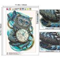 thumbnail image 2 of Kit de pintura de diamante 5d por número (30*40 cm, gato reloj), pintura de diamante, gato bordado de diamantes, bordado de diamantes de imitación, arte de punto de cruz, 2 of 5