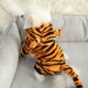 thumbnail image 5 of Disfraz de tigre para perro, mono de Halloween, sudadera con capucha, disfraz cálido para mascotas (L grande, tigre), 5 of 5