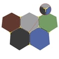 thumbnail image 5 of 1/8 inch Yellow Color Y Type Hexagonal Tile Leveling Clips Hexagonal Porcelain Tile Leveling System 100pcs Grout Joint Spacers Tiling Tool, 5 of 8