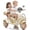 Beige, variant on Xuanlur 12V Kids Electric Motorcycle, 3 Wheel 2 Seater Ride on Motorcycle w/Remote Control, 25W*2 Motors Electric Motorcycle w/Big Storage Box, Music, Horn, Light, Ride on Toys for Kids 3-8, Rose