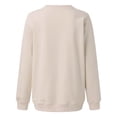 thumbnail image 4 of Haut de sous-Vêtements Thermiques Liquidation Chandail à Capuchon en Polyester pour Femmes Chandails en Molleton Col Rond Femmes Tendance Décontracté Manches Longues Hauts Adolescentes Chandail en Molleton Col Rond Vêtements Tenues 2024, 4 of 5